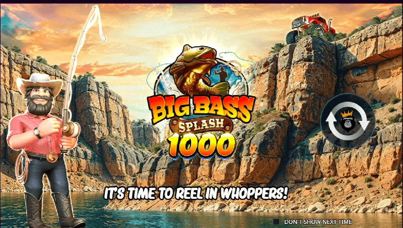 Posnetek zaslona Big Bass Splash 1000