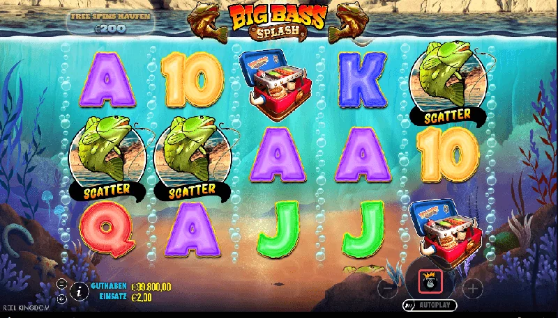 Posnetek zaslona Big Bass Splash
