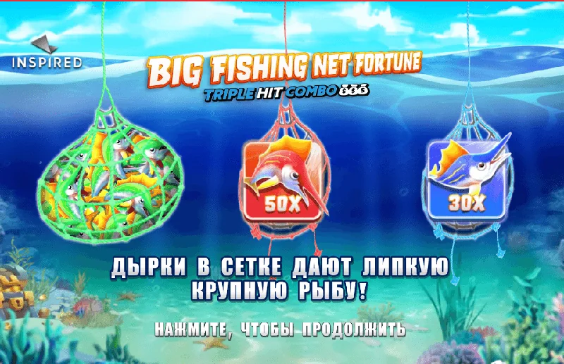 Posnetek zaslona Big Fishing Net Fortune
