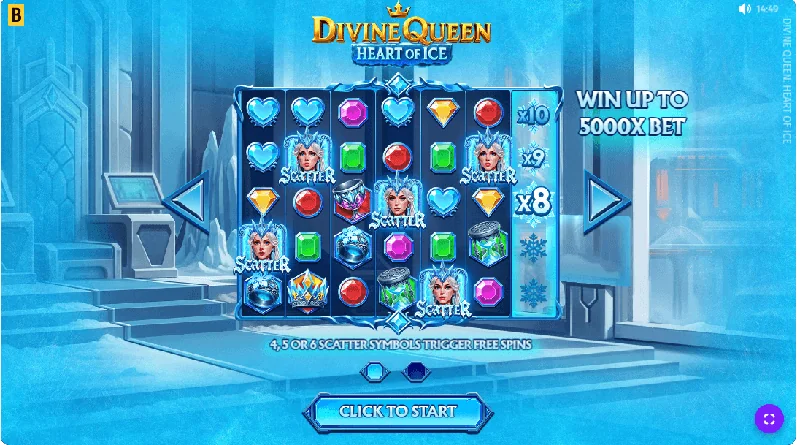 Divine Queen Heart of Ice posnetek zaslona