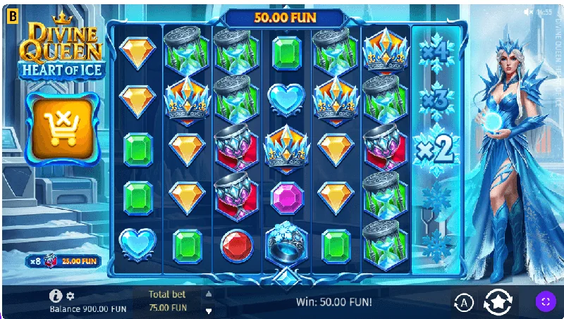 Divine Queen Heart of Ice posnetek zaslona