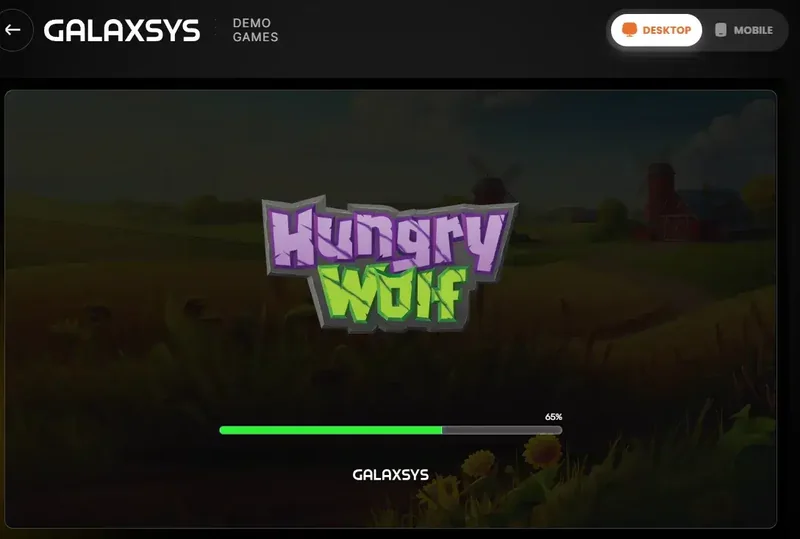 Posnetek zaslona Hungry Wolf