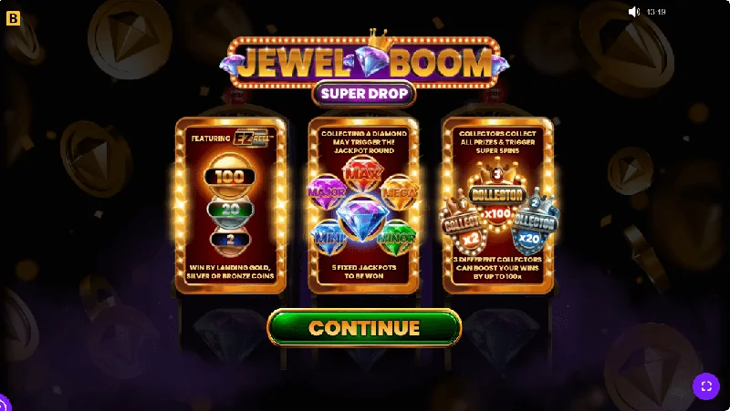 Posnetek zaslona Jewel Boom Super Drop
