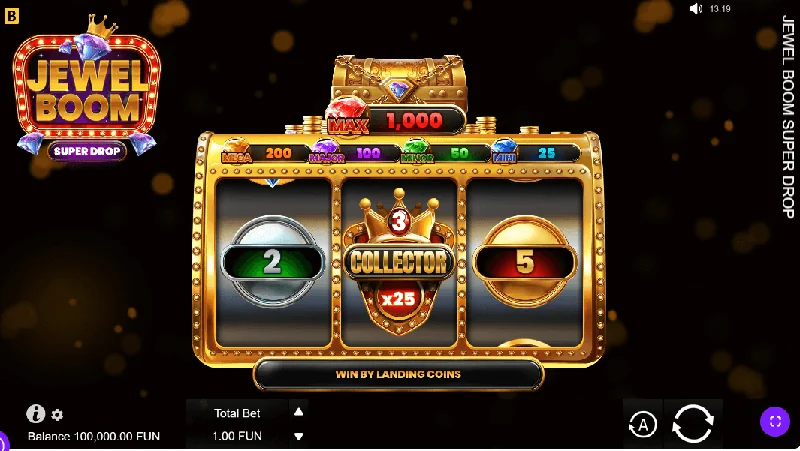 Jewel Boom Super Drop Posnetek zaslona