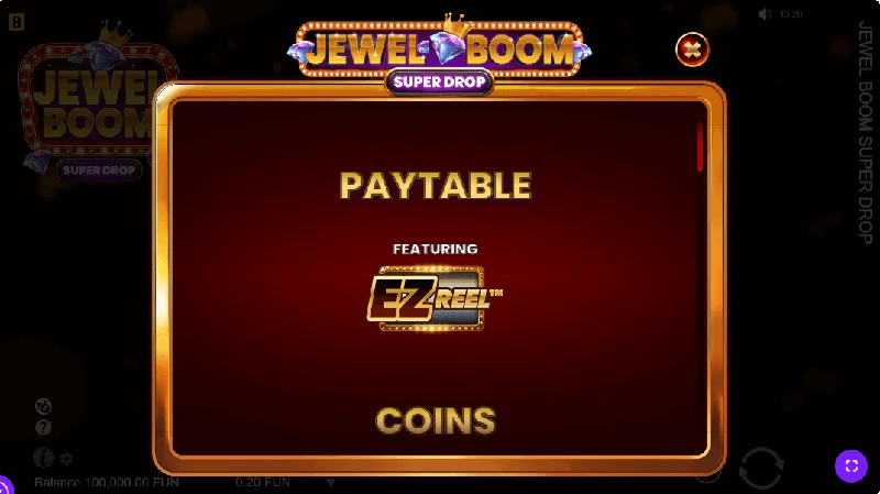 Posnetek zaslona Jewel Boom Super Drop