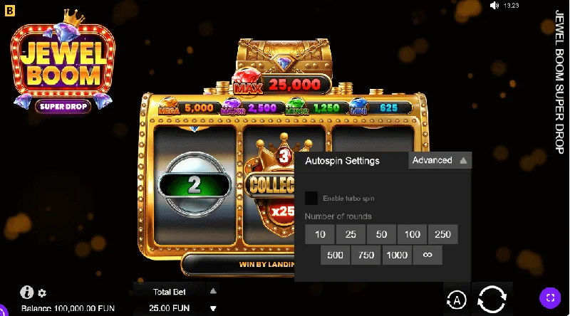 Posnetek zaslona igre Jewel Boom Super Drop