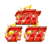 Simbol mešanih sedmic 777 Burn 'Em Up