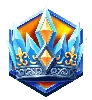 Simbol ledene krone Divine Queen Heart of Ice