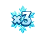 Simbol snežinke množitelja Divine Queen Heart of Ice