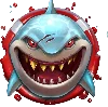 Simbol divjega morskega psa Razor Shark