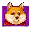 Simbol Shiba Dog v igri Super Hot Teapots