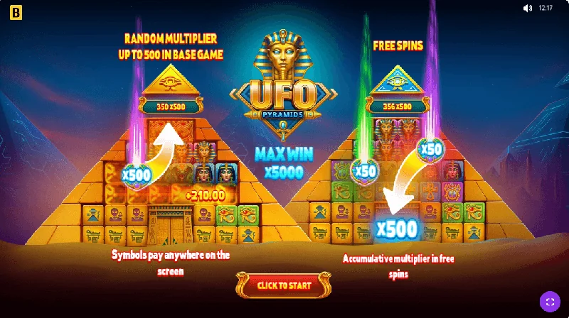Posnetek zaslona UFO Pyramids